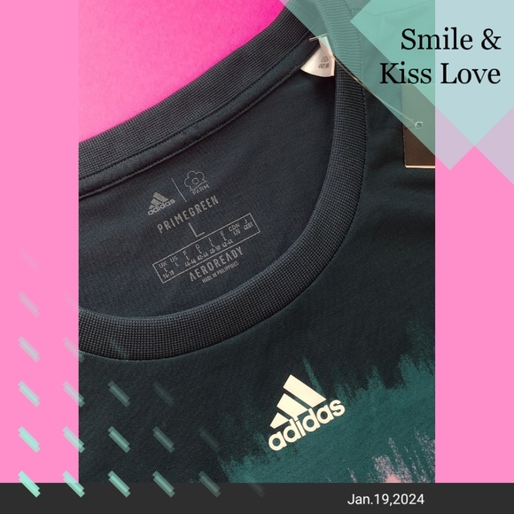 🩶🆕 ADIDAS CROP TOP size L 🆕 🩶 - Picture 3 of 5